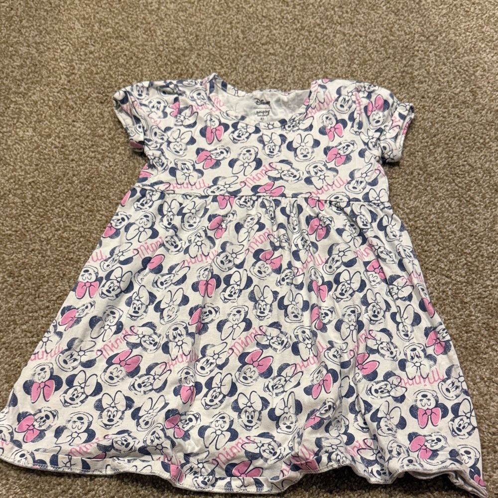 Disney Minnie Mouse Pink and Blue Dress